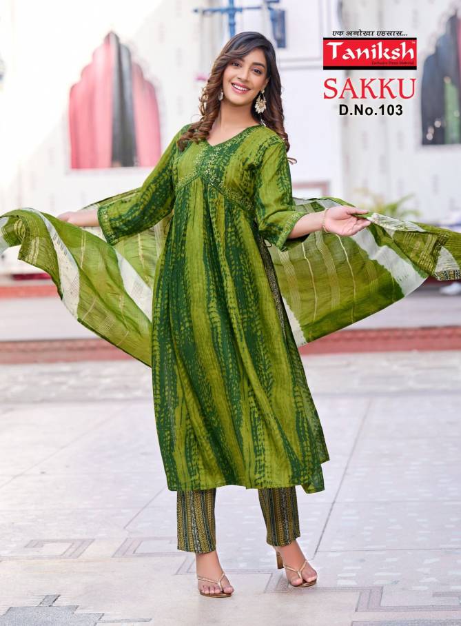 Sakku By Taniksh Alia Cut Readymade Salwar Suits Catalog